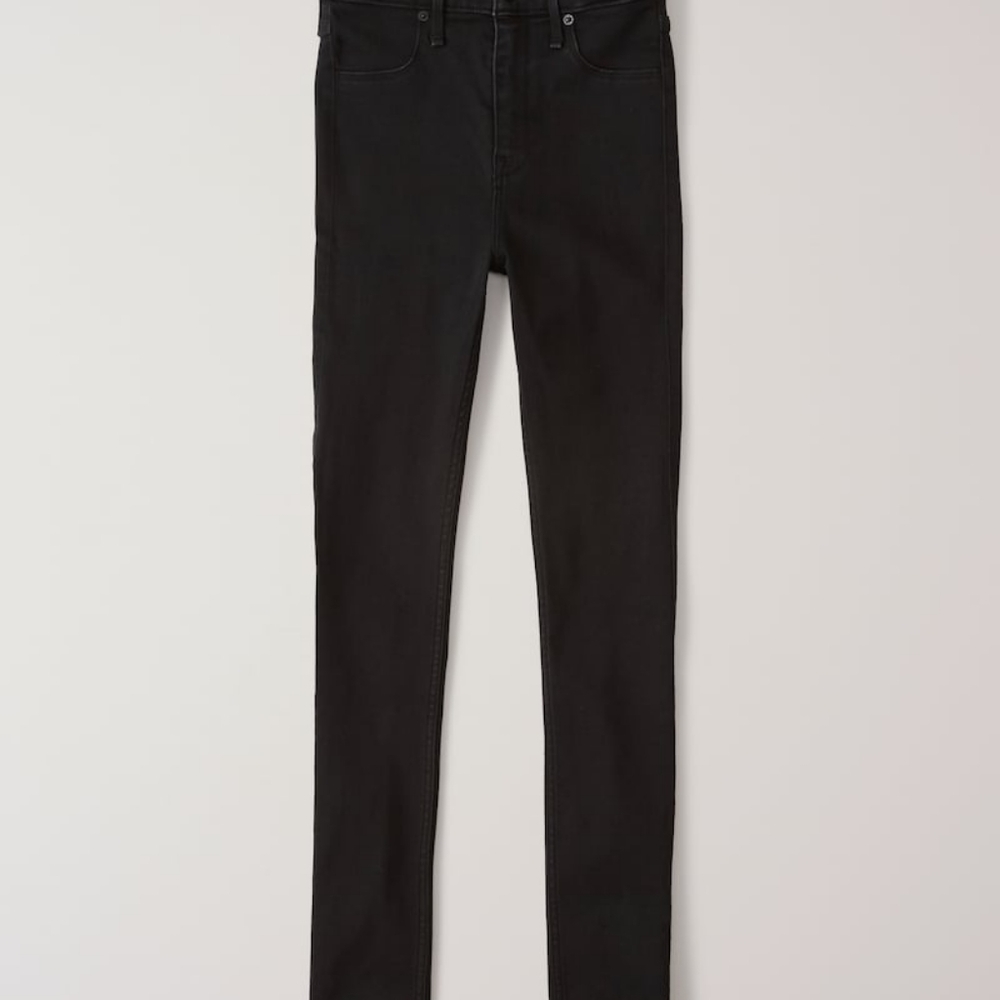 High Rise Jean Legging Black Wash
